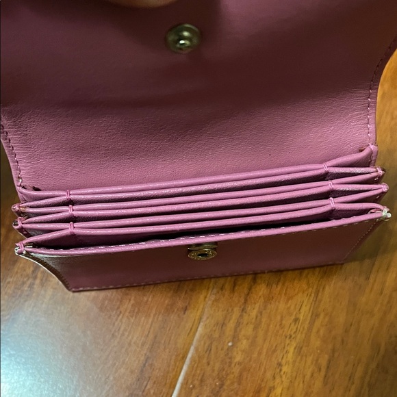 Coach Mauve Leather Wallet - Picture 3 of 3